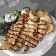 بشقاب مرغ گریل
